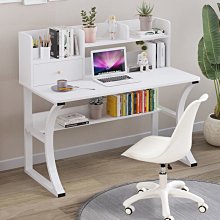 書桌書架一體桌組合家用學生電腦臺式桌臥室書櫃兒童簡易學習桌子 歷史價格詳細信息