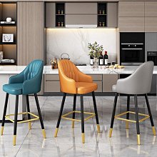 北歐輕奢高吧椅現代簡約吧臺椅前臺凳高腳凳時尚金屬凳高幫絨布椅 價格比較,價格查詢,歷史價格詳細信息