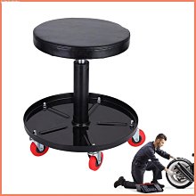車間凳高彈凳面PU輪子52-68CM高度美容美髮紋繡升降凳 歷史價格詳細信息