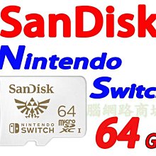 SanDisk 64GB 64G [Nintendo SWITCH] microSDXC 100Mb/s U3 任天堂 專用記憶卡 歷史價格詳細信息