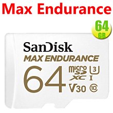 SanDisk 64GB 64G microSDXC Max Endurance  V30 U3 4K C10 錄影記憶卡 歷史價格詳細信息