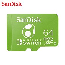 新款 SanDisk 64G microSDXC UHS-I 任天堂Switch專用記憶卡 (SD-SQXAO-64G) 價格比較,價格查詢,歷史價格詳細信息