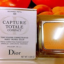 DIOR 迪奧逆時完美粉餅(蕊) 11g #020 (2N)  百貨公司專櫃正貨透明盒裝（粉餅有一點破損） 歷史價格詳細信息