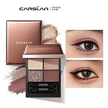 Carslan 卡姿蘭秋冬限定多功能修容打亮腮紅一體盤 新手必入十色眼影盤  啞光日常眼妝粉質細膩大地色眼影盤 18g【小妮子美妝】 歷史價格詳細信息
