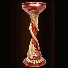 5Cgo【宅神】雕刻花紋臺上盆金屬釉洗臉盆單盆庭院水池臺盆簡易陶瓷水盆家用衛生間面盆t634880059976 歷史價格詳細信息