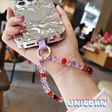 串珠手機掛鏈女2024年新款粉色ins風多巴胺手腕掛繩掛飾創意掛件 歷史價格詳細信息