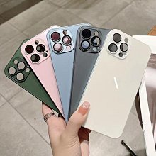 蘋果手機殼 適用蘋果13手機殼蒼嶺綠iPhone12promax純色15高檔電鍍磨砂新款14手機套 保護套 保護殼 歷史價格詳細信息