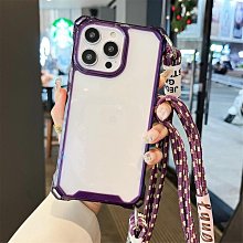 【斜背防摔掛繩殼-升級版】iPhone15斜背手機殼 勾環可替換(以透明勾環出貨) 可調式 29色編織繩 歷史價格詳細信息