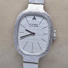 《寶萊精品》CYMA 西馬金淺黃方型手動女子錶 歷史價格詳細信息