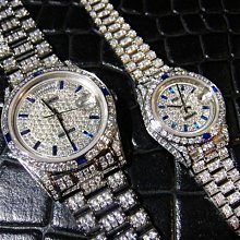 ROLEX勞力士滿天星日誌系列全鑲鉆款石英手錶 男士商務 高【潮流百貨】 歷史價格詳細信息