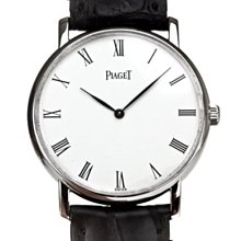 Piaget 伯爵18K白金原鑲滿天星男用腕錶 歷史價格詳細信息