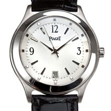 Piaget 伯爵18K白金原鑲滿天星男用腕錶 歷史價格詳細信息