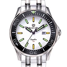 Olympia Star奧林比亞 夜膺氚氣燈管超強發光體運動型腕錶-銀框/43mm-98019TGS 歷史價格詳細信息