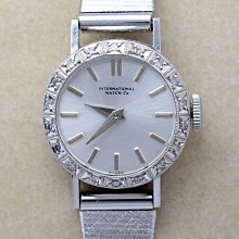 《寶萊精品》IWC 萬國表銀乳白圓型寶石女子錶 價格比較,價格查詢,歷史價格詳細信息