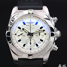 BREITLING 百年靈 CHRONOMAT 計時自動上鍊橡膠腕表(AB0134101C1S1)x藍x42mm 歷史價格詳細信息