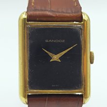 【SANDOZ】SANDOZ 山度士 方型鍍金 黑面手上鍊 經典錶款 價格比較,價格查詢,歷史價格詳細信息