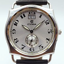 【CYMA】CYMA司馬 瑞士錶 羅馬白面 日期星期顯示 鍍金不銹鋼 經典男錶 歷史價格詳細信息