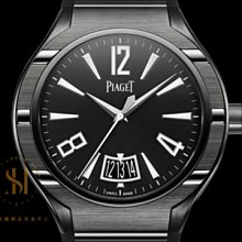 PIAGET 伯爵 Piaget Polo Date 不鏽鋼 藍色雕紋面盤 42mm 盒單齊全 95新 歷史價格詳細信息