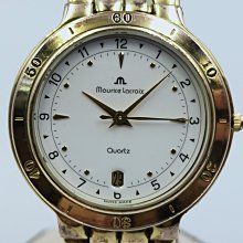 艾美mauricelacroix石英錶，金屬部分是包金處理，功能正常，全新電池 歷史價格詳細信息
