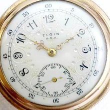 原裝ELGIN愛爾琴懷錶 14厚包K 手上練錶徑36MM 不含龍頭 1916年 9成新無單 一般盒 特殊金絲法郎面  雕花針 價格比較,價格查詢,歷史價格詳細信息