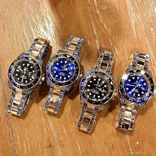 二手全新ROLEX勞力士滿天星日誌系列全鑲鉆款石英手錶 男士商務 高端款石英腕錶 時尚男錶 精品錶 瑞士錶 設計滿鑽 歷史價格詳細信息