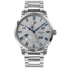 GLASHUTTE ORIGINAL 格拉蘇蒂原創 偏心月相 40mm 綠面 鋼錶帶 1-90-02-13-32-70 歷史價格詳細信息