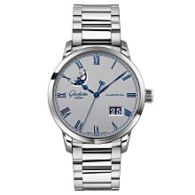 GLASHUTTE ORIGINAL 格拉蘇蒂原創 偏心月相 40mm 綠面 鋼錶帶 1-90-02-13-32-70 歷史價格詳細信息
