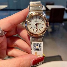 Omega 歐米茄 星座系列石英女仕腕錶(131.10.28.60.60.001)x抹茶綠x28mm 歷史價格詳細信息