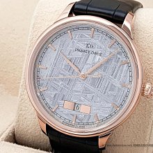 .   Jaquet-Droz 雅克德羅  18k玫瑰金原廠橡膠帶，原廠18k玫瑰金折疊扣，盒子保單都有，還在保固中 歷史價格詳細信息