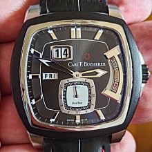 寶齊萊鱷魚錶帶訂製巧將手工錶帶Carl F Bucherer black crocodile watch strap 歷史價格詳細信息