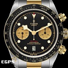 【永生流當品】 TUDOR 帝舵 半金 計時碼錶 M79363N-0007 鍊帶款 金色熊貓面盤，MT5813自製機芯，2024年新式保卡 RBN1684 歷史價格詳細信息