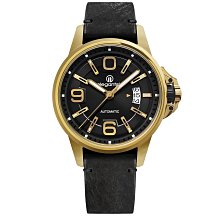 elegantsis / ELJT55A-NB03LC / 品味強勢回歸機械真皮手錶 黑x金框 44mm 歷史價格詳細信息