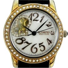 [專業模型] 機械錶 [Roberta di Camerino] 諾貝達 金自動錶[金色面+星+日期]時尚/商務/軍錶 歷史價格詳細信息