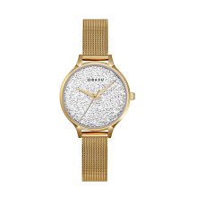 OBAKU 浩瀚星宇雙眼日期腕錶-黑x銀米蘭帶 歷史價格詳細信息