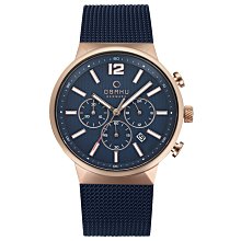 OBAKU 浩瀚星宇雙眼日期腕錶-黑x銀米蘭帶 歷史價格詳細信息