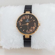 ＊迪奧小店＊MIRRO素黑米蘭時尚精緻手錶32mm/黑框玫瑰金刻度/藍寶石水晶鏡面/特價/經典黑 歷史價格詳細信息