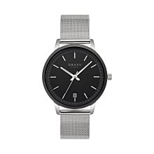 OBAKU 浩瀚星宇雙眼日期腕錶-黑x銀米蘭帶 歷史價格詳細信息