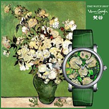 【時光鐘錶公司】梵谷 Van Gogh Swiss Watch LADY 11 劍蘭與翠菊花瓶 經典名畫女錶 生日禮物 歷史價格詳細信息