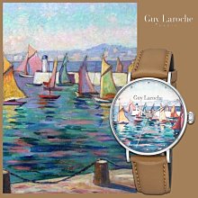 【時光鐘錶公司】姬龍雪 Guy Laroche GA1001WP-03 莫內 阿爾讓特伊的罌粟花園 油畫系列藝術腕錶 歷史價格詳細信息