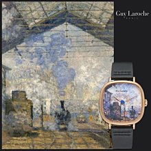 【時光鐘錶公司】姬龍雪 Guy Laroche GA1001WP-03 莫內 阿爾讓特伊的罌粟花園 油畫系列藝術腕錶 歷史價格詳細信息