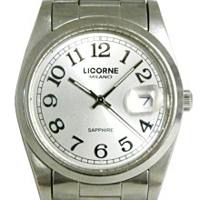 [專業] 石英錶 [LICORNE L055M]  力抗錶(獨角獸) 圓形時尚錶[米色面] 石英/軍表 歷史價格詳細信息