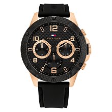 【Tommy Hilfiger】時尚三眼玫瑰金腕錶 1782682 40mm 現代鐘錶 歷史價格詳細信息