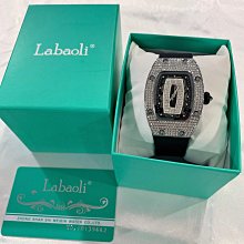 (Little bee小蜜蜂精品)Labaoli 拉寶莉 機械錶 女錶 上手不失望 鑽框小簍空 音符機械皮錶 歷史價格詳細信息
