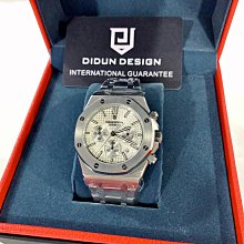 DIDUN 迪頓 英國品牌 Yacht-Master 日本機芯 橡膠機械錶 日期顯示 夜光指針 銀框矽膠 40mm 歷史價格詳細信息