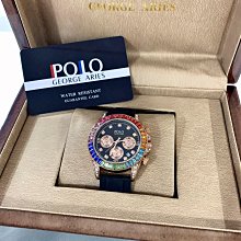 George Aries 喬治愛麗絲 全金 絕版 生活防水 可正常使用 男石英錶 手圍18公分 歷史價格詳細信息