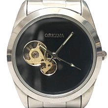 [專業] 機械錶 [ORKINA 6466] ORKINA 時尚機械自動男錶[黑色面-鏤空]軍/中性錶 價格比較,價格查詢,歷史價格詳細信息