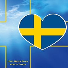 【國旗貼紙專賣店】瑞典國旗領土防水、抗ＵＶ旅行箱貼紙／多尺寸、各國都可客製／Sweden 歷史價格詳細信息