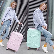 韓版小清新行李箱學生男女拉桿箱20寸密碼旅行箱24寸萬向輪皮箱子~特價 歷史價格詳細信息