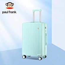 下殺 大嘴猴Paul Frank拉桿箱行李箱女靜音萬向輪鋁框旅行箱男行李箱* 歷史價格詳細信息
