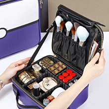 現貨：化妝盒收納箱專業美甲紋繡拉桿化妝箱彩妝跟妝師化妝品收納箱多層大容量工具箱 歷史價格詳細信息